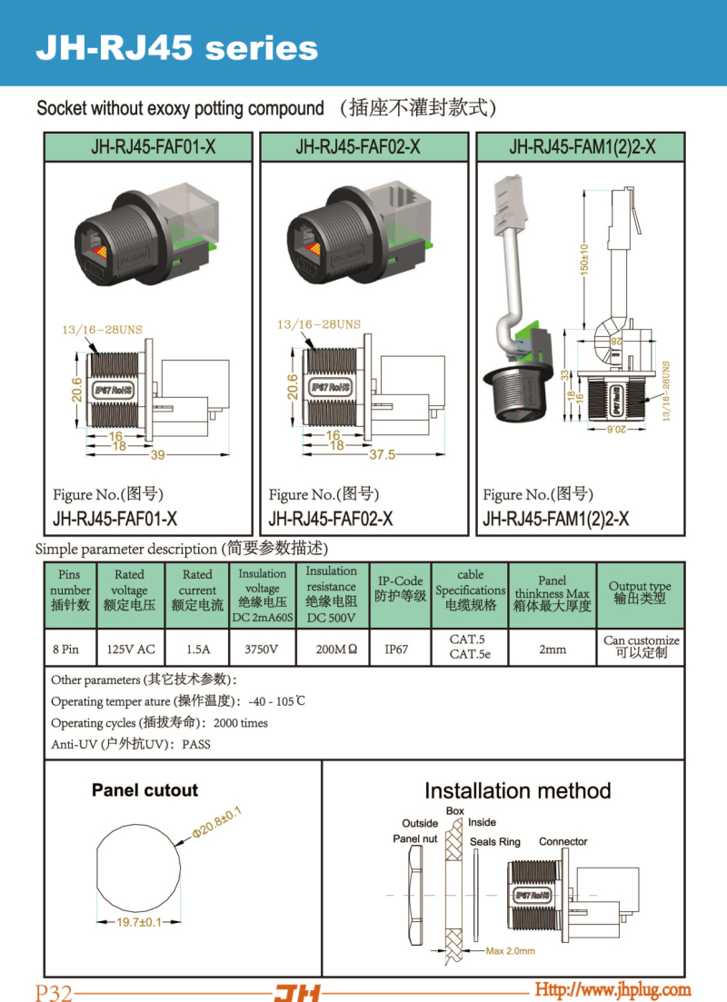 P32-JH-RJ45 Socket without exoxy potting compound.jpg